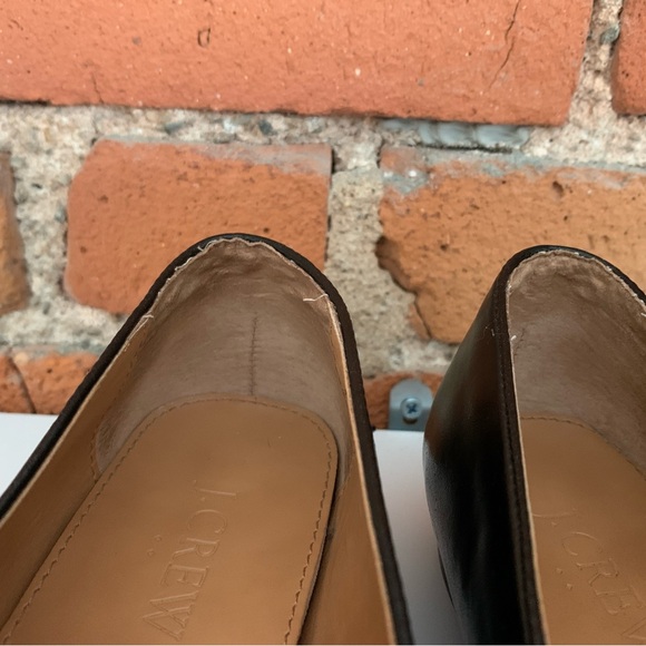 J CREW Calf-Hair Stacked Heel Loafers/Flats Leopard Print EUC 6 - Picture 8 of 12